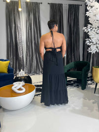 Giselle Black Maxi Dress