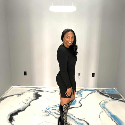 The Jagged Black Dress
