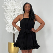 Black Chiffon Dress