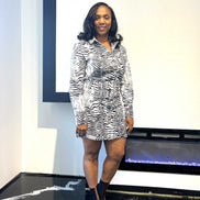 Coat Dress-Black