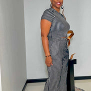 Zuri Pant Set-Black & White