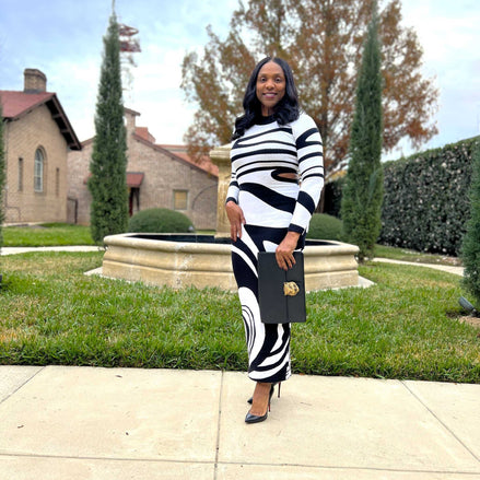 The Zebra  Dress