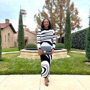 The Zebra  Dress