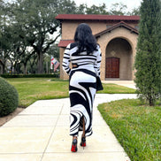 The Zebra  Dress