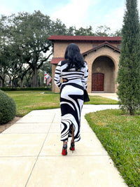 The Zebra  Dress