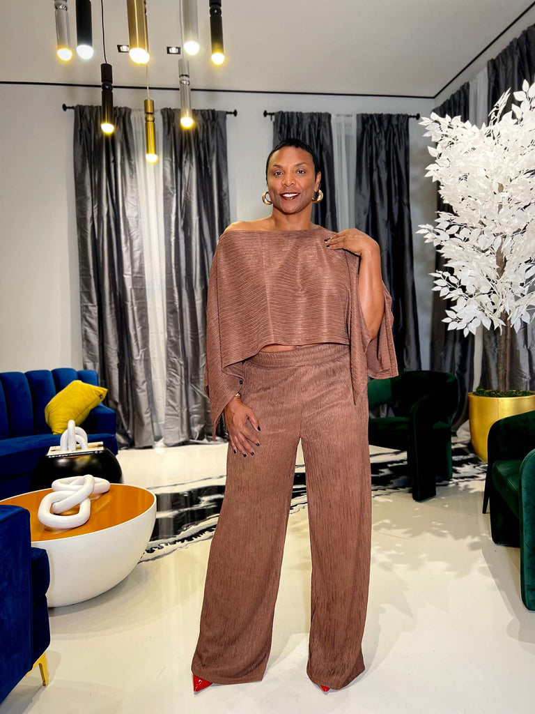 The Elise Set-Chestnut Brown