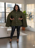 Imani Denim Cape-Plus Size