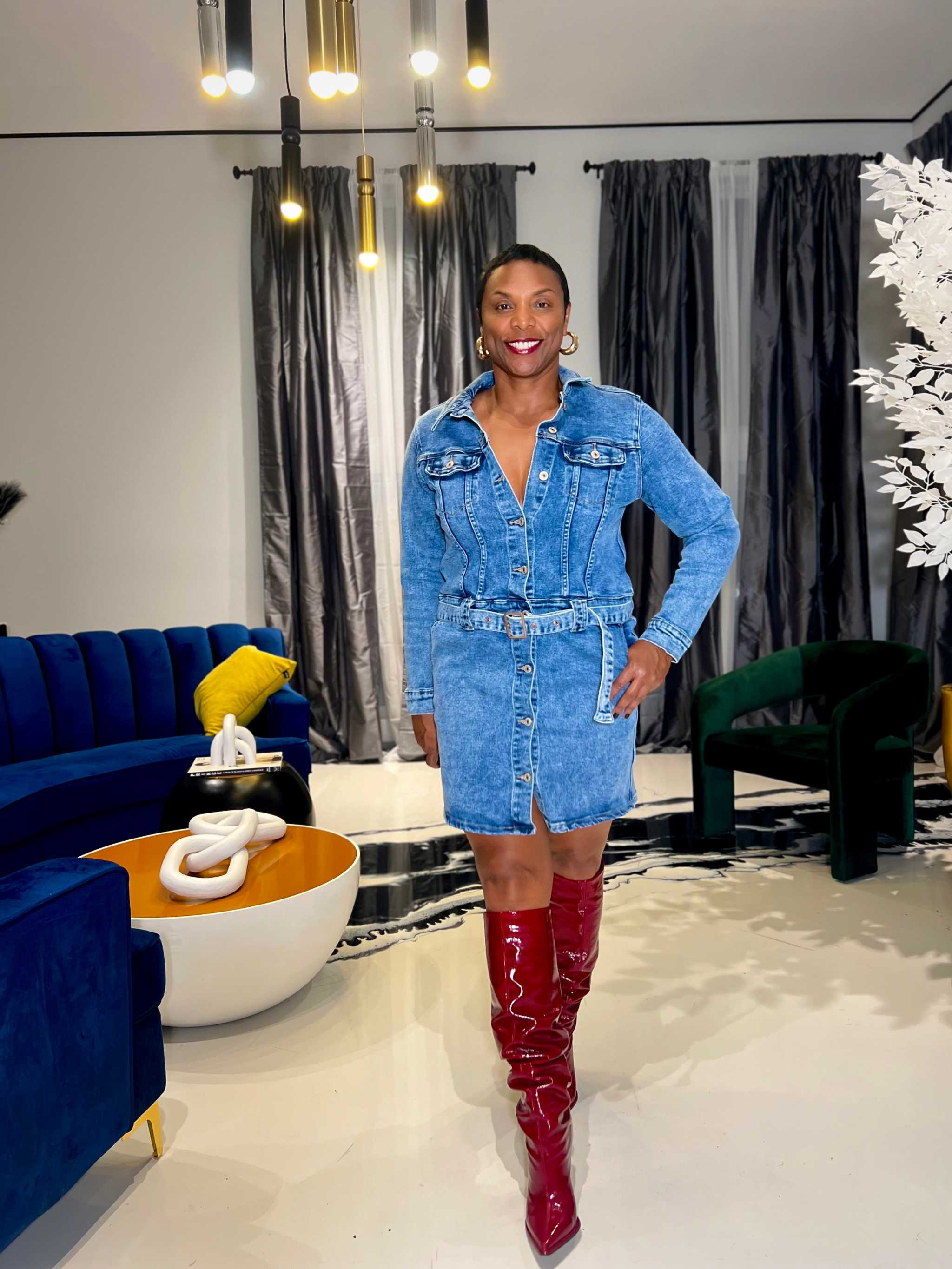 Harper Denim Dress