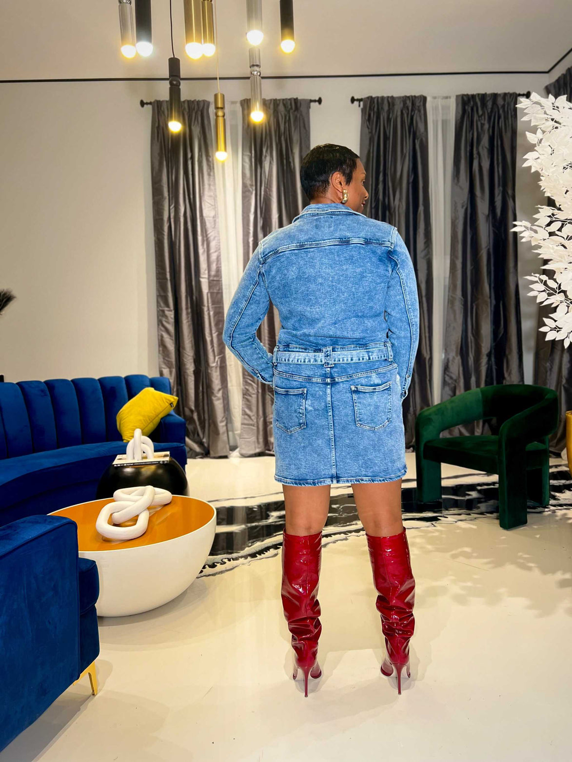 Harper Denim Dress