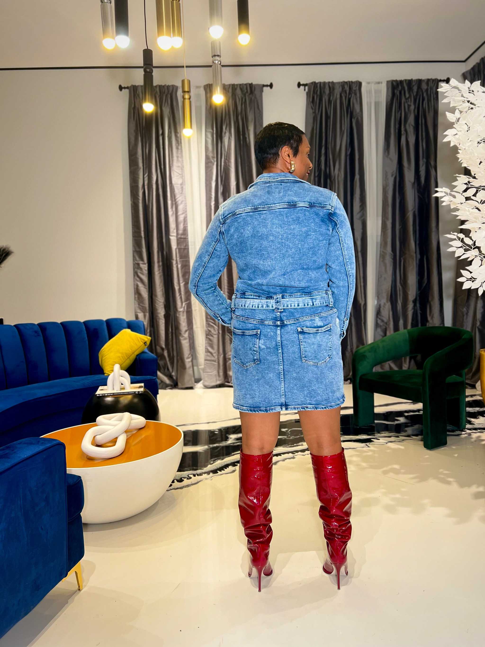 Harper Denim Dress