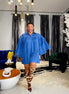 Raya Denim Pleated Dress