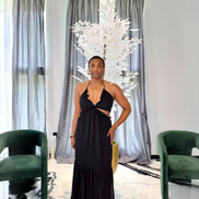 Giselle Black Maxi Dress