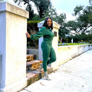Georgia Green Sweater Pant Set