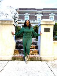 Georgia Green Sweater Pant Set