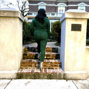 Georgia Green Sweater Pant Set