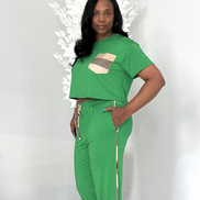 Oasis Green Jogger Set
