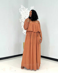 Sweetie Maxi Mocha Dress