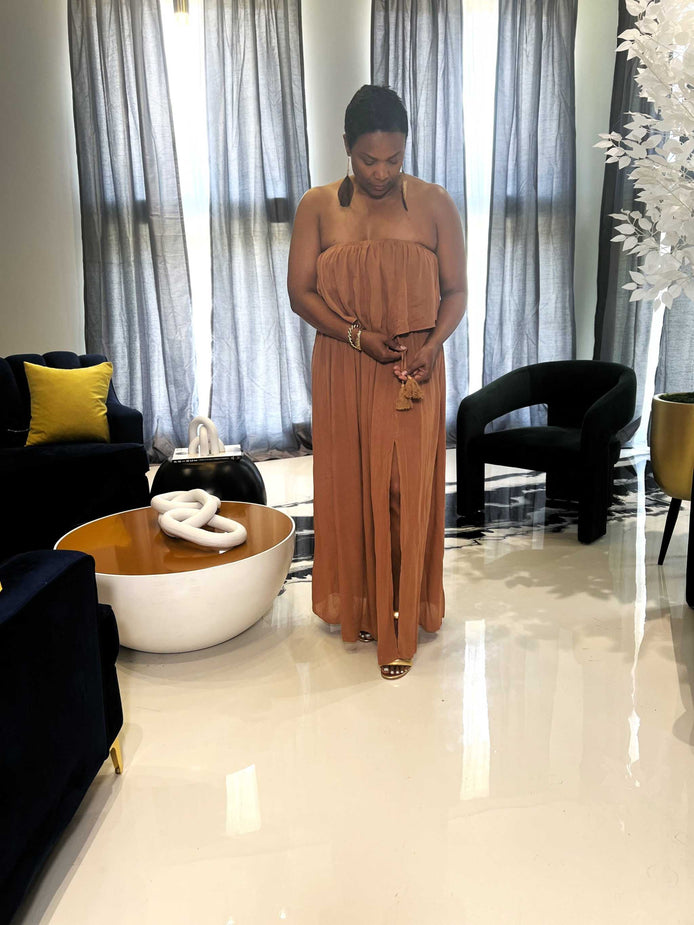 Sweetie Maxi Mocha Dress