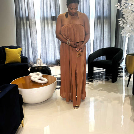 Sweetie Maxi Mocha Dress