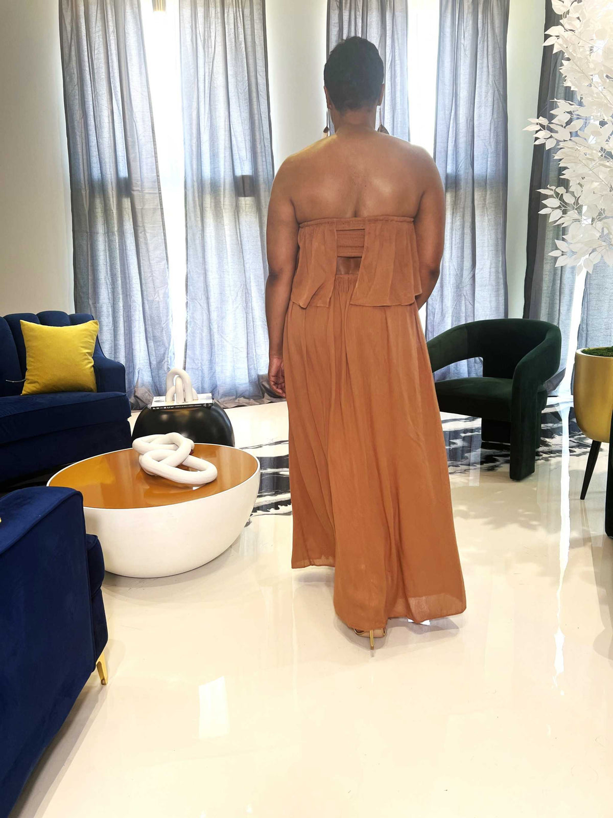 Sweetie Maxi Mocha Dress