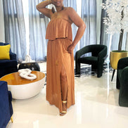 Sweetie Maxi Mocha Dress