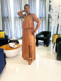 Sweetie Maxi Mocha Dress