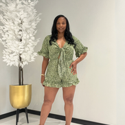 Olive Green Romper