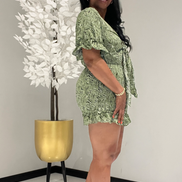 Olive Green Romper