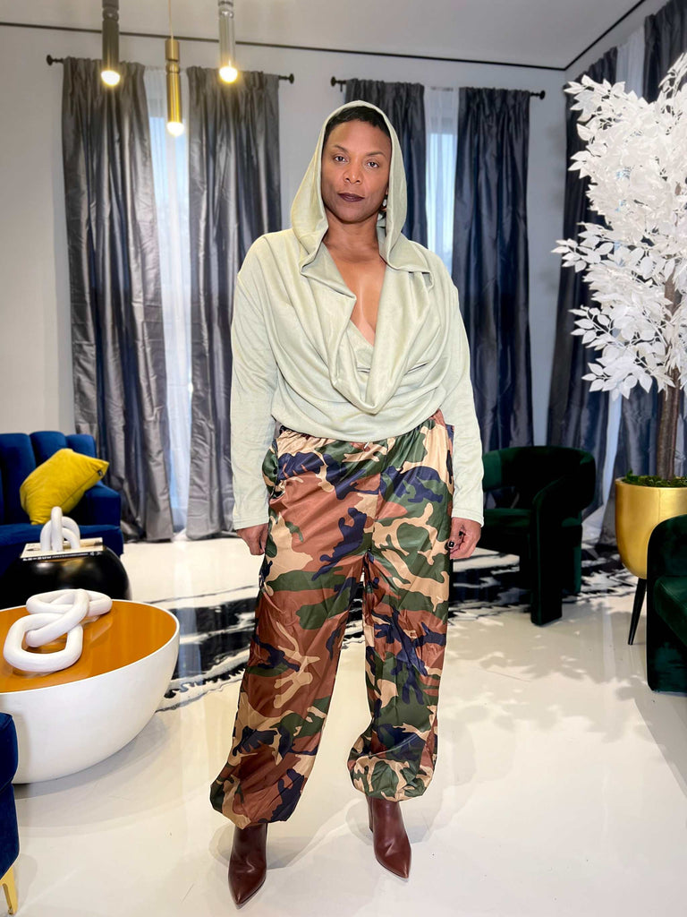 Kira Oversized Sweatshirt- Sage Green