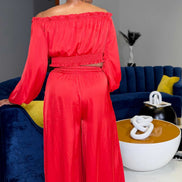 Scarlet (Red Pant Set)