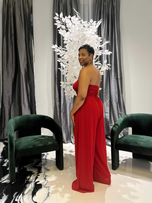 Red Haute Jumpsuit