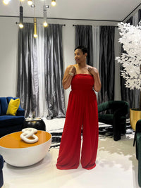 Red Haute Jumpsuit