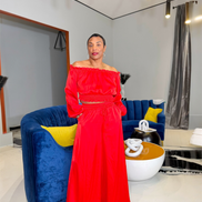 Scarlet (Red Pant Set)