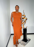 Anaya Maxi Dress-Rust