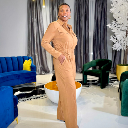 Marisol Jumpsuit-Carmel