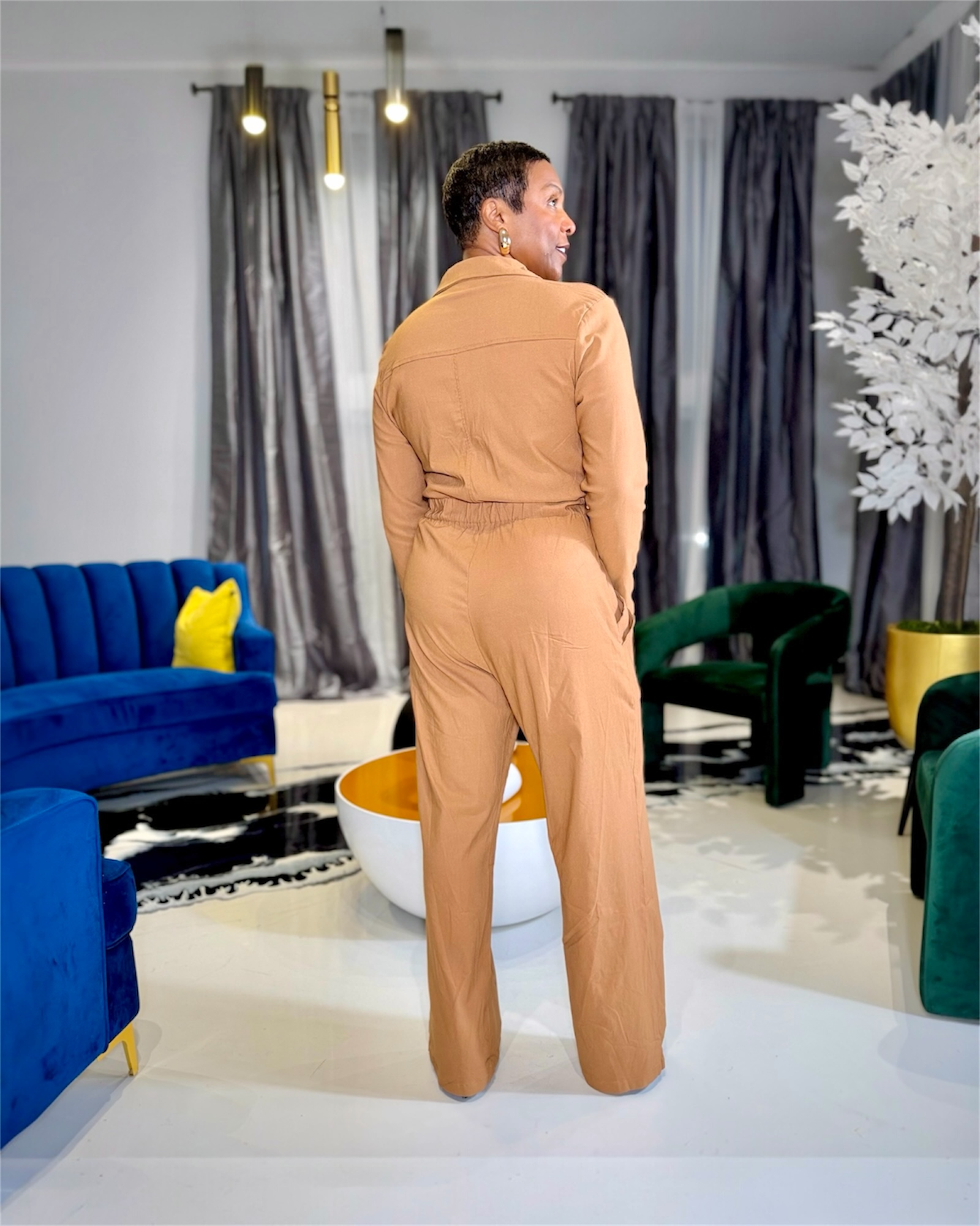 Marisol Jumpsuit-Carmel