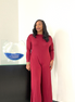 Draya (Burgundy Off The Shoulder Jumpsuit)