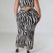 The Zebrina Dress-Plus