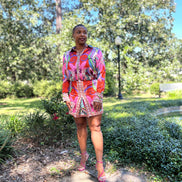 Alexis Red Skirt Set