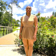 Mocha Sleeveless Dress