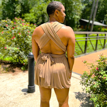 Mocha Sleeveless Dress