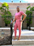 Ruby Ruched Set "Peach"