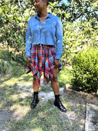 School Girl Plaid Skirt