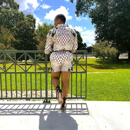 Paisley Print  Short Set